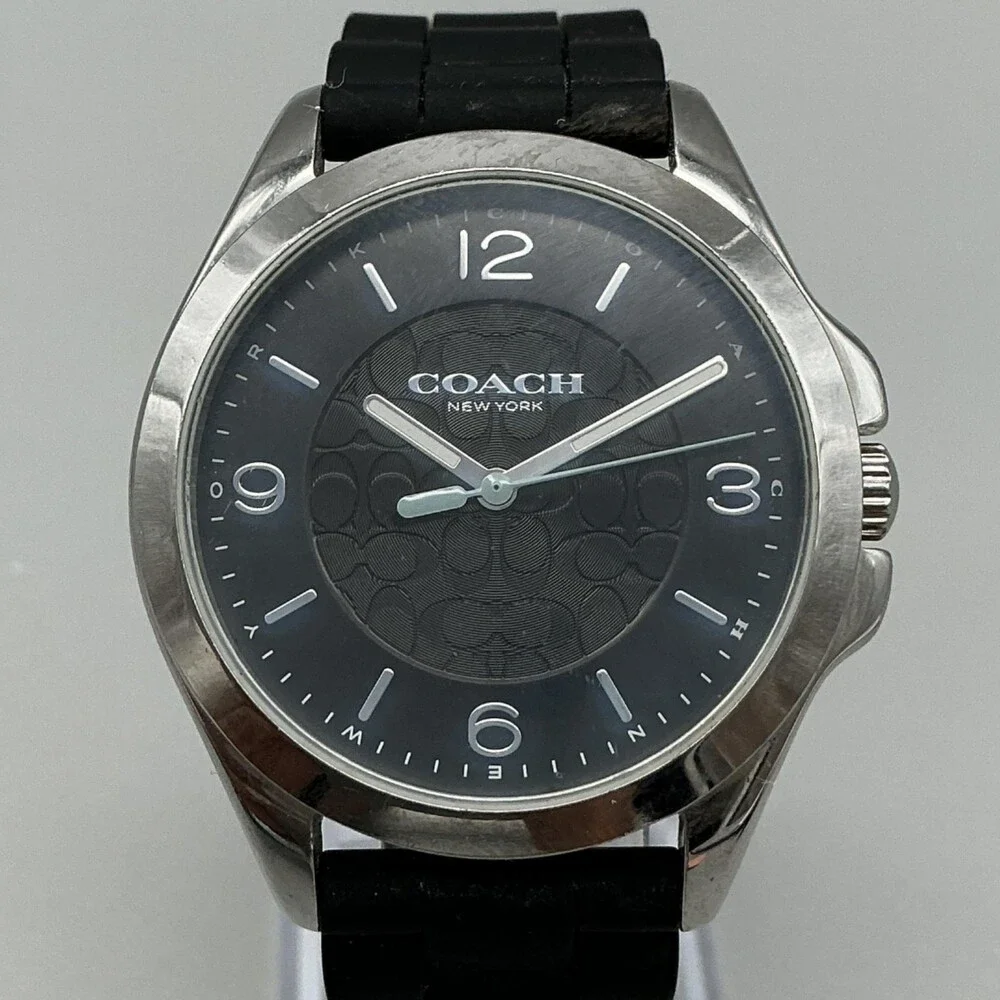 Coach Libby Womens Watch 39mm Black Dial Logo Dial New Battery